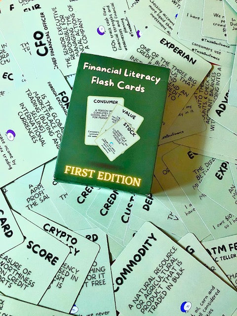 Financial Literacy Flash Cards
